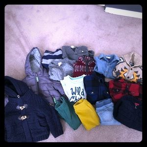 Baby boy clothing lot 12-24 month